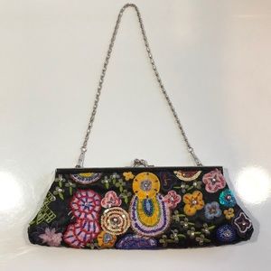Hand sown vintage clutch purse